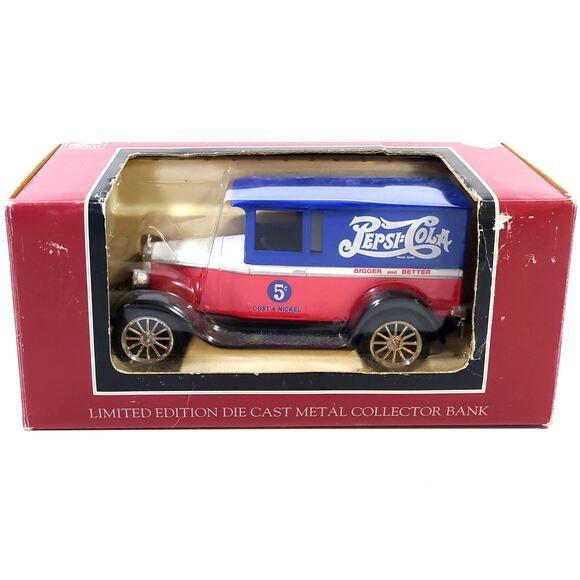 Liberty Classics 1928 Chevy Pepsi Delivery Van Metal Collector Bank Box Diecast - Picture 1 of 11